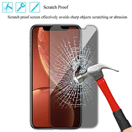 Ailun Privacy Screen Protector for iPhone 11/iPhone XR 6.1Inch 2 Pack Japanese Glass Anti Spy Private Case Friendly, Tempered Glass [Black]