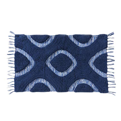 SKL Home by Saturday Knight Ltd. Kali Diamond Rug, Midnight Blue