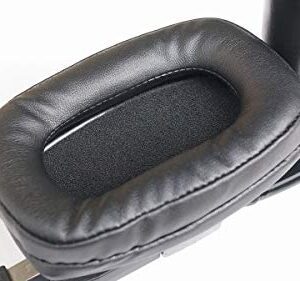 V-MOTA Earpads Compatible with Beyerdynamic DT100 DT109 DT150 DT190 DT-100 DT-109 DT-150 DT-190 Headset 1 Pair (Leather Cover) Cushion Leather Cover Repair Parts