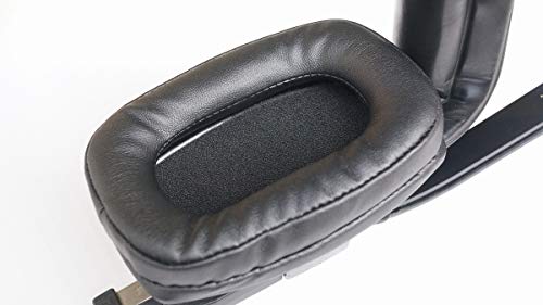 V-MOTA Earpads Compatible with Beyerdynamic DT100 DT109 DT150 DT190 DT-100 DT-109 DT-150 DT-190 Headset 1 Pair (Leather Cover) Cushion Leather Cover Repair Parts