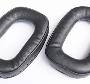 V-MOTA Earpads Compatible with Beyerdynamic DT100 DT109 DT150 DT190 DT-100 DT-109 DT-150 DT-190 Headset 1 Pair (Leather Cover) Cushion Leather Cover Repair Parts