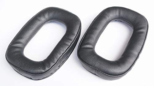 V-MOTA Earpads Compatible with Beyerdynamic DT100 DT109 DT150 DT190 DT-100 DT-109 DT-150 DT-190 Headset 1 Pair (Leather Cover) Cushion Leather Cover Repair Parts