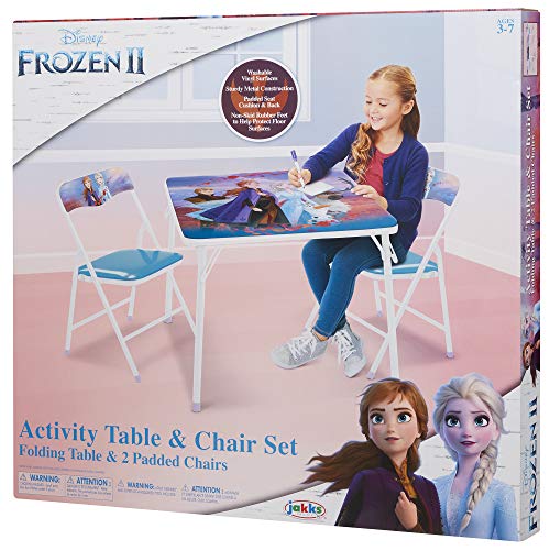 Frozen 2 Table & Chair Set, Folding Table & 2 Folding Padded Chairs