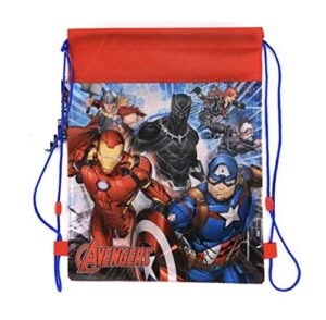disney & license sling bag allover printed for boys or girls,perfect for sport,lunch, or toys (avengers)