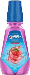 crest rinse anti-cavity fluoride strawberry 16.9 ounce (500ml) (2 pack)