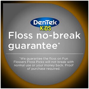 DenTek Kids Fun Flossers, Limited Edition Monster Flossers, 75 Count (Pack of 3)(Packaging May Vary)