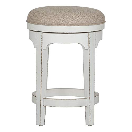 Liberty Furniture Magnolia Manor 4 Piece Set (1 Console 3 Stools), W76 x D22 x H36, Antique White