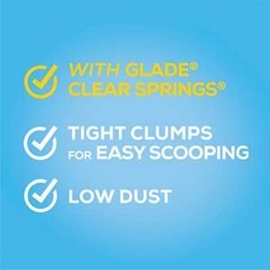 Purina Tidy Cats Low Dust, Multi Cat, Clumping Cat Litter, LightWeight Glade Clear Springs - 17 lb. Box