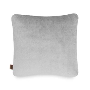 ugg – whitecap throw pillow – decorative square pillow – plush home accent - seal 20" x 20"