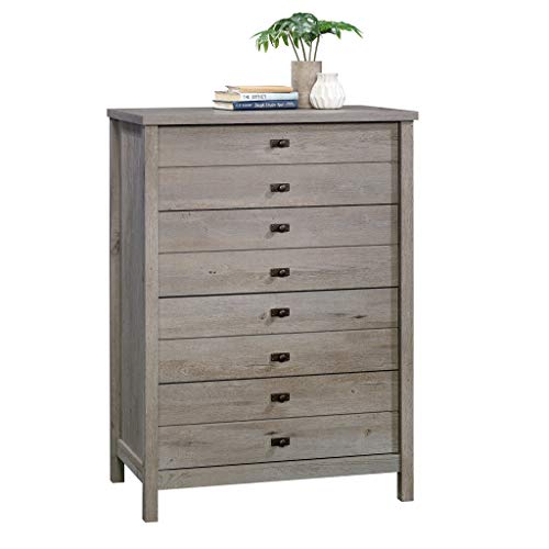 Sauder Cottage Road Dresser, L: 32.44" x W: 19.29" x H: 44.92", Mystic Oak Finish