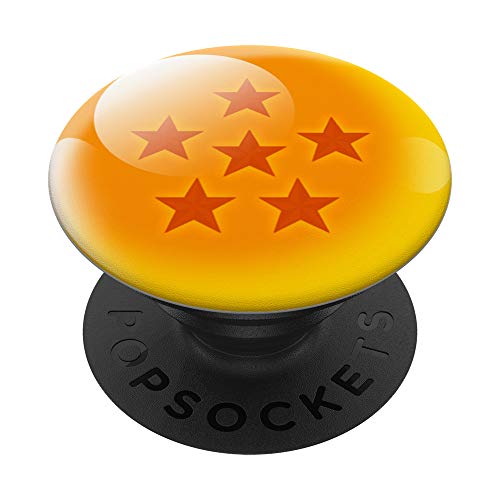 Dragon Anime 6-Stars Ball Manga Otaku PopSockets PopGrip: Swappable Grip for Phones & Tablets