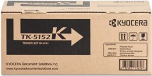 kyocera 1t02ns0us0 model tk-5152k black toner kit for use with kyocera ecosys m3040idn, ecosys m3540idn and fs-2100dn color network printers; up to 12000 pages yield 5% coverage