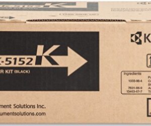 Kyocera 1T02NS0US0 Model TK-5152K Black Toner Kit For Use with Kyocera ECOSYS M3040idn, ECOSYS M3540idn and FS-2100DN Color Network Printers; Up to 12000 Pages Yield 5% Coverage
