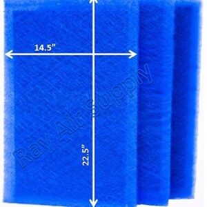 RAYAIR SUPPLY 16x25 ARS Rescue Rooter Air Cleaner Replacement Filter Pads 16x25 Refills (3 Pack)