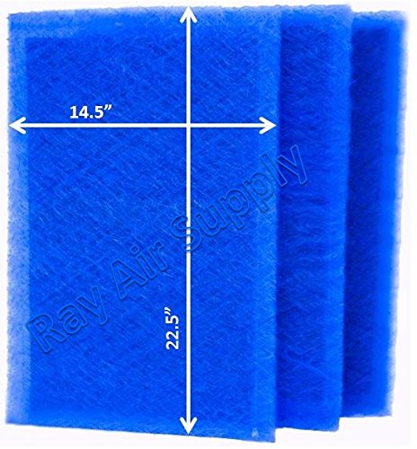 RAYAIR SUPPLY 16x25 ARS Rescue Rooter Air Cleaner Replacement Filter Pads 16x25 Refills (3 Pack)