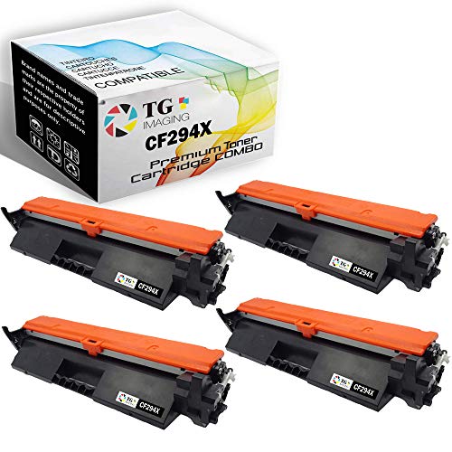 (4-Pack) TG Imaging 4xBlack Compatible HP 94X CF294X Toner Cartridge Replacement for HP Laser-Jet Pro M118dw M148dw Printer (4xSuper High Yield)