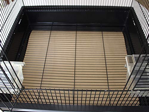 BirdCageLiners - Small Cages - Custom Size - 150 Pre-Cut Sheets - 60 Pound Kraft Paper - Up to 225 Feet of Paper