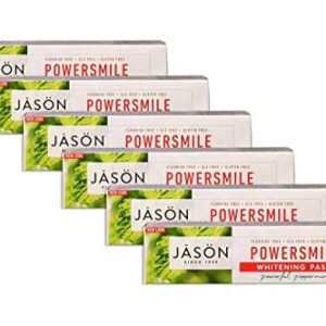 Jason Natural Products TPSTE,POWERSMILE, 6 OZ (Pack of 6)