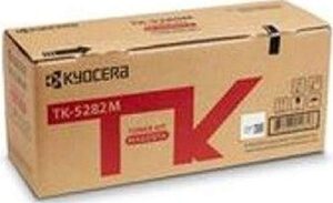 kyocera 1t02twbus0 model tk-5282m magenta toner kit for use with kyocera ecosys m6235cidn, m6635cidn and p6235cdn a4 multifunctional printers; up to 11000 pages yield at 5% average coverage