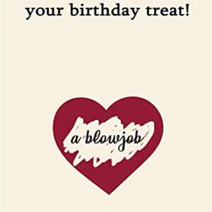 Scratch Birthday Card, Funny Naughty Birthday Card for Boyfriend Husband Fiance Wife Girlfriend