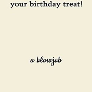Scratch Birthday Card, Funny Naughty Birthday Card for Boyfriend Husband Fiance Wife Girlfriend