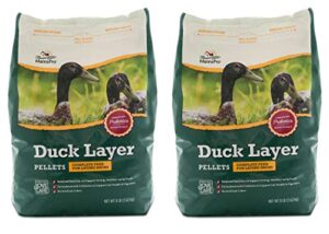 manna pro duck layer pellets, 8 pounds (pack of 2)