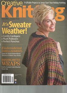 creative knitting magazine, autumn 2018 ~