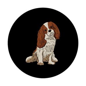 Cavalier King Charles Spaniel Dog Pop Socket Dog Lover Gifts PopSockets PopGrip: Swappable Grip for Phones & Tablets