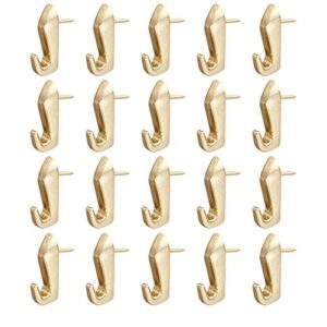 20 pieces high-heeled shoes shape pushpin hooks zinc alloy push pin hanger hooks gold