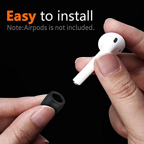 Silicone Maid LLC AirPods Neckband Anti-Lost Strap Silicone Holder Connector Compatible Apple Airpods 1 & 2, Pro Wireless Charging, White