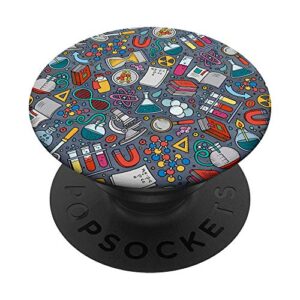chemistry science popsocket pattern for scientist lover gift popsockets popgrip: swappable grip for phones & tablets