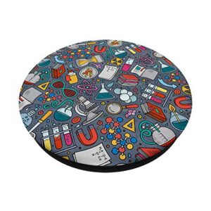 Chemistry Science Popsocket Pattern For scientist Lover Gift PopSockets PopGrip: Swappable Grip for Phones & Tablets