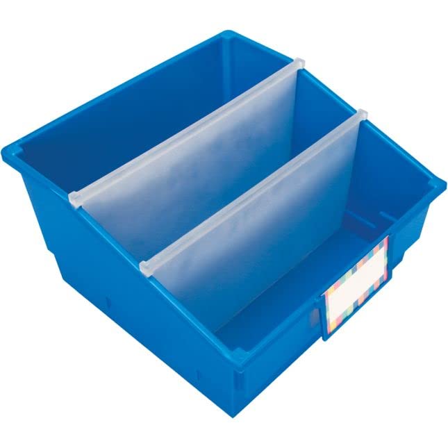 Really Good Stuff Group Colors for 6 - Picture Book Bins with Dividers - 6 Bins