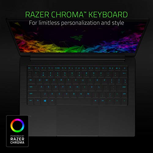 Razer Blade Stealth 13 Ultrabook Laptop: Intel Core i7-8565U 4-Core, NVIDIA GeForce MX150, 13.3" FHD 1080p, 16GB RAM, 256GB SSD, CNC Aluminum, Chroma RGB Lighting, Thunderbolt 3, Black
