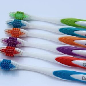 Personalized Gift Personalized TOOTHBRUSHES 6 Pack Manual Toothbrush Adults 4 Color Variety Pack Any Name/Message Engraved