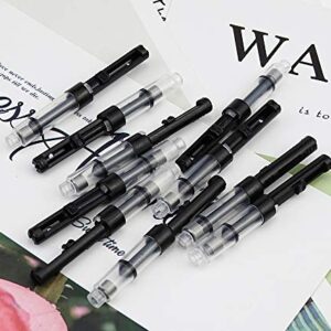 10 PCS Fountain Pen Short Converters Universal International Standard Size 2.6mm bore diameter