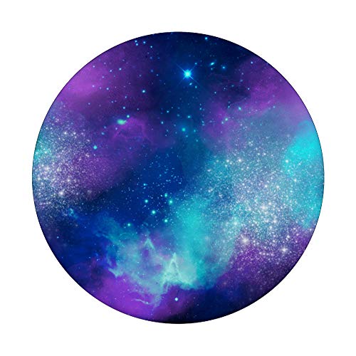 Space Nebula Galaxy Blue Purple PopSockets PopGrip: Swappable Grip for Phones & Tablets