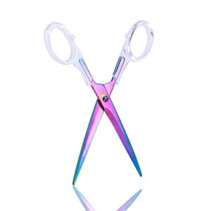 acrylic multi color office scissors (7") by ds draymond story - desktop stationery (wife birthday gift ideas)