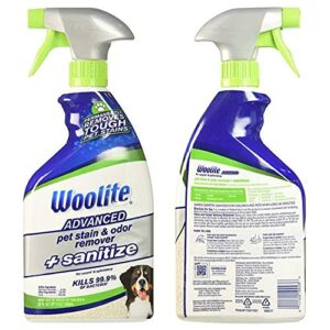 Bissell Advanced Pet Stain & Odor Remover + Sanitize, 2618, 22oz, Blue (Pack of 2)