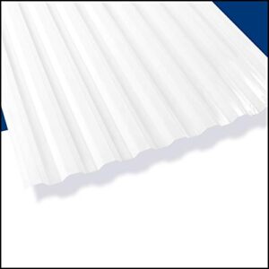 suntuf 400989 white opal polycarbonate roofing panel