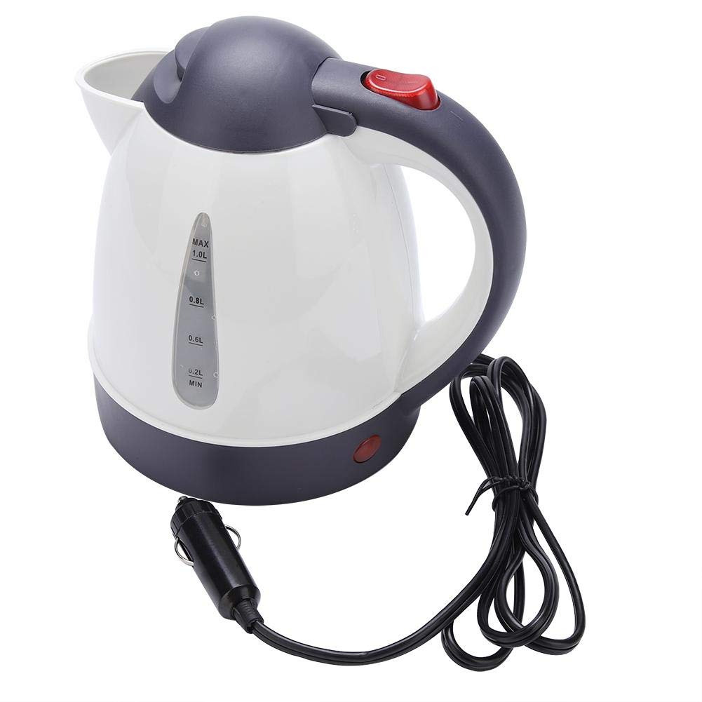 1000ML Travel Kettle Electric Car Truck Water Heater Coffee Bottle for Tea Coffee Making