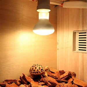 MD Lighting MaoTopCom 100W Basking Spot Heat Lamp Bulbs(2 Pack), 110V Reptile Mercury Vapor Bulbs Soft White Poly Sand Light Dome Bulb for Reptile and Amphibian Use, as Tortoise Lizard