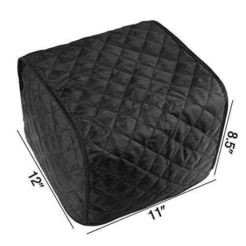 Polyester Fabric Quilted Four Slice Toaster Appliance Dust-proof Cover, Dust and Greasy Protection