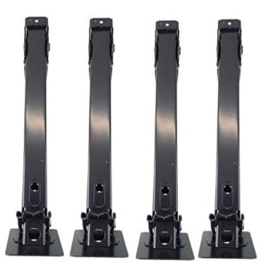 Class A Customs | 4 Pack Long 1,000 lb. Capacity RV Cargo Trailer Telescoping Swing Down Jacks 16" - 22.5" Extended 1319410-1622-4PK