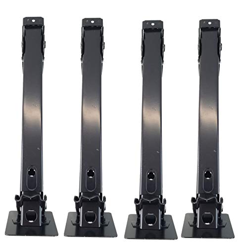 Class A Customs | 4 Pack Long 1,000 lb. Capacity RV Cargo Trailer Telescoping Swing Down Jacks 16" - 22.5" Extended 1319410-1622-4PK