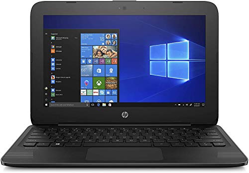 HP Stream Laptop PC 11.6" Intel N4000 4GB DDR4 SDRAM 32GB eMMC Includes Office 365 Personal for One Year, Jet Black