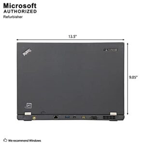 Lenovo Thinkpad T430s 14in HD Business Performance Laptop Computer PC, Intel Dual Core i5-3320M up to 3.3GHz, 16GB Ram, 256GB SSD, DVD, Bluetooth, Windows 10 Professional (Renewed)