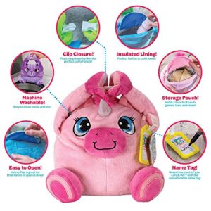 Lunch Pets Insulated Kids Lunch Box – As Seen on TV Plush Animal and Lunch Box Combination - Yumicorn