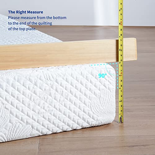 Olee Sleep 5 Inch Gel Adaptive Comfort Memory Foam Mattress (Full), White