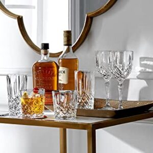 Marquis by Waterford Markham Square Personalized Crystal Whiskey Decanter Set with Pair of 11 Ounce DOF Glasses, Custom Engraved Whiskey Decanter with Glasses for Scotch, Bourbon, Rye